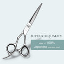 Professional Hair Cutting Scissors, 6.5 Inch ULG Barber Shears Scissors, Japanese Stainless Steel Haircut Scissors, Salon Razor Edge Series Hair Scissors with Adjustment Tension Screw ULG