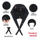 ABAMERICA Working Caps with Button and Sweatband, Adjustable Working Hats for Women Men, One Size(Tie Back or Toggle) (2 Pack: Tie Back-Black & Navy) ABAMERICA