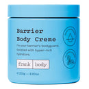 frank body Barrier Body Cream | Deep Hydration for Dry, Itchy, Reactive Skin with Ceramides, Panthenol & Niacinamide | Vegan, Cruelty Free | Peach Scent | 7.77 oz / 230 ml Infinity Warehouse