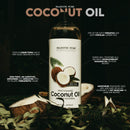 Majestic Pure Himalayan Scrub with Collagen (10 oz) and Fractionated Coconut Oil (16 oz) Bundle MAJESTIC PURE