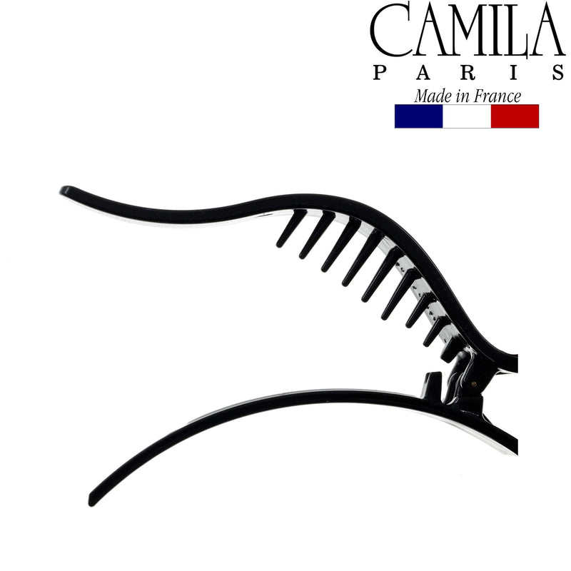 Camila Paris CP922B French Hair Clip for Women, Alligator Clip, Duckbill Girls Hair Claw Clips Jaw Fashion Durable and Styling Hair Accessories for Women, Strong Hold No Slip Grip, Made in France Camila