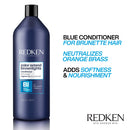 Redken Color Extend Brownlights Blue Shampoo | Hair Toner For Natural & Color-Treated Brunettes | Tones & Neutralizes Brass In Brown Hair | Sulfate Free Shampoo REDKEN