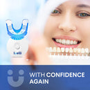 Luelli Teeth Whitening Kit with LED Light, Professional Teeth Whitening Formula with (3) Teeth Whitening Gel Syringes, (1) Desensitizing Gel | Mouth Tray | Mint Flavored at-Home Whitening Kit LUELLI