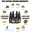4 Pack Beard Oil Set Leave in Conditioner, Cedarwood, Sandalwood, Sage, Sweet Orange for Men Mustaches Growth, Soften, Moisturizing, Strength, Stocking Stuffers Gifts for Him Man Dad Father Boyfriend ISNER MILE