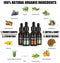 4 Pack Beard Oil Set Leave in Conditioner, Cedarwood, Sandalwood, Sage, Sweet Orange for Men Mustaches Growth, Soften, Moisturizing, Strength, Stocking Stuffers Gifts for Him Man Dad Father Boyfriend ISNER MILE