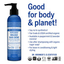 Dr. Bronner's - Organic Hair Crème (Peppermint, 6 Ounce, 2-Pack) - Leave-In Conditioner and Styling Cream, Made with Organic Oils, Hair Cream Supports Shine and Strength, Nourishes Scalp, Non-GMO Dr. Bronner's