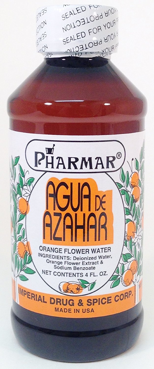 Agua De Azahar 4 Oz. Orange Flower-Blossom Water Pharmark