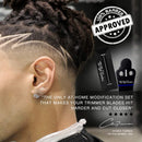 The Rich Barber 1 Minute Blade Modifier & 10 Second Blade Setter, Black - Zero Gap Tool & Trimmer Sharpener for Sharper Lines, Cleaner Fades & Precision Detail (Compatible with Andis Outliners®) The Rich Barber