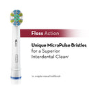 Oral-B Floss Action Electric Toothbrush Replacement Brush Heads Refill, 3 Count Packaging may Vary Oral-B