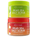 O Naturals Lemon Scrub & Coconut Exfoliating Dead Sea Salt Scrub Bundle 18 Ounce Each. O Naturals
