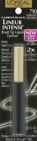 L'Oreal Paris Lineur Intense Brush Tip Liquid Eyeliner, Carbon Black, 0.24 fl; oz. L'Oreal Paris