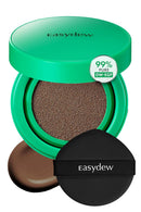 Easydew Mela B Toning Ampoule Cushion - 2-in-1 Korean Skin Care & Face Beauty Makeup - Age-Defying Full Coverage Cushion Foundation with Niacinamide & Hyaluron-Vital C 0.45 oz (