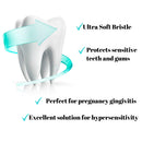Extra Soft Toothbrush for Sensitive Gums and Teeth. Micro Nano Toothbrushes with 20,000 Ultra Soft Bamboo Charcoal Bristles. Excellent Cleaning Effect (2 Pack) (Black Wave Bristle) Wimolek