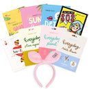 FaceTory Combination Skin Type Sheet Mask Collection- Bow Bunny Hairband with 8 Facial Sheet Masks for Moisturizing, Hydrating, Smoothing, Balancing FACETORY