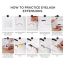 BEYELIAN Eyelash Extension Kit, Lash Extensions Kit Supplies for Beginners and Professional Eyelash Training Practice BEYELIAN
