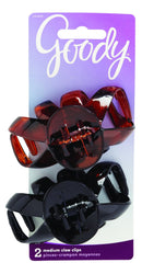 Goody Classics Claw Hair Clip, Medium Spider, 2 Count (Pack of 1) GOODY