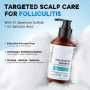 ProBliva Folliculitis Shampoo: Medicated Antifungal Shampoo for Folliculitis, Scalp Psoriasis, Dandruff & Seborrheic Dermatitis – Exfoliating Care for Scalp Buildup, Itch & Dryness - 10 fl.oz Infinity Warehouse