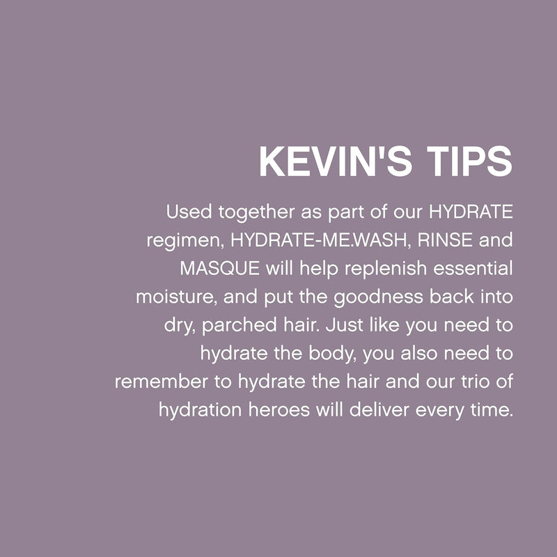 Kevin Murphy Hydrate-Me Wash Kakadu Plum Infused Moisture Delivery Shampoo, 8.5 Fl Oz (1372-01232) Infinity Warehouse