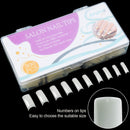 EAONE 500Pcs Natural Acrylic Nail Tips Half Cover French Nail Tip False Nails Artificial Fake Nail Tips with Nail Clipper Cuticle Pusher Nail Files and Brush for Women Girls Salon Nail DIY Nail Art EAONE