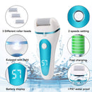 Callus Remover for Feet Electric, SIHOHAN Rechargeable Pedicure Tools Foot Scrubber Care Kit 12 in 1 Feet File to Remove Cracked Heels Calluses Dead Skin with 3 Roller Heads, 2 Speed, Battery Display SIHOHAN