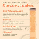 Grande Cosmetics GrandeBROW 2-in-1 Tinted Brow Gel + Brow Enhancing Serum for Thicker & Darker-Looking Eyebrows, Shape & Fill Brows, Long Wear, with Castor Oil & Mini Fibers Infinity Warehouse
