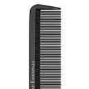 Professional 8.8 Inch Tail Comb - Black Carbon Fiber And Stainless Steel Pintail - Anti Static And Heat Resistant Teasing Comb - Lightweight Tail Comb For All Hair Types Bardeau Essentials