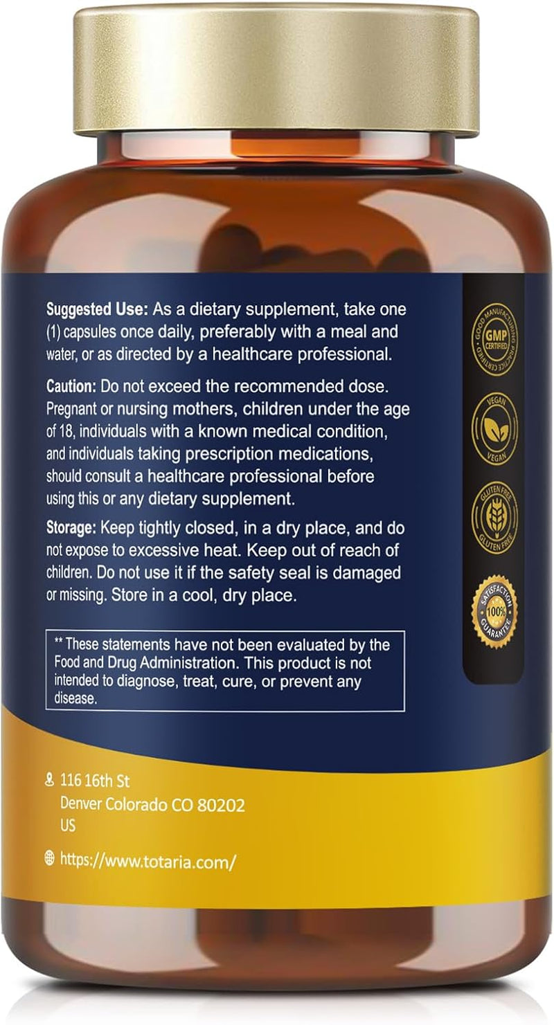 Cortisol Supplement with Ashwagandha,Magnesium,Rhodiola Rosea,L Theanine,Hormone Balance for Women 120 Vegan Capsules (Pack of 1) Infinity Warehouse