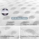 Bath Pillow Bathtub Pillow - Bath Pillows for Tub with Neck, Head, Shoulder and Back Support - 4D Air Mesh Spa Pillow for Bath - Extra Thick, Soft and Quick Dry OMYSTYLE Store
