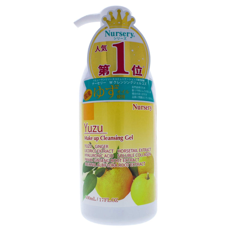 Yuzu W Cleansing Gel By Nursery for Women Cleanser, 16.9 Ounce (500ml) Nursery