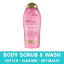 OGX Pink sea salt & rosewater gentle soothing body scrub, 19.5 Ounce, 1.0 Count OGX