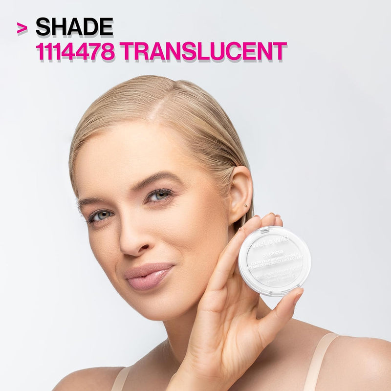 wet n wild Bare Focus Clarifying Finishing Powder | Matte | Pressed Setting Powder Translucent Infinity Warehouse