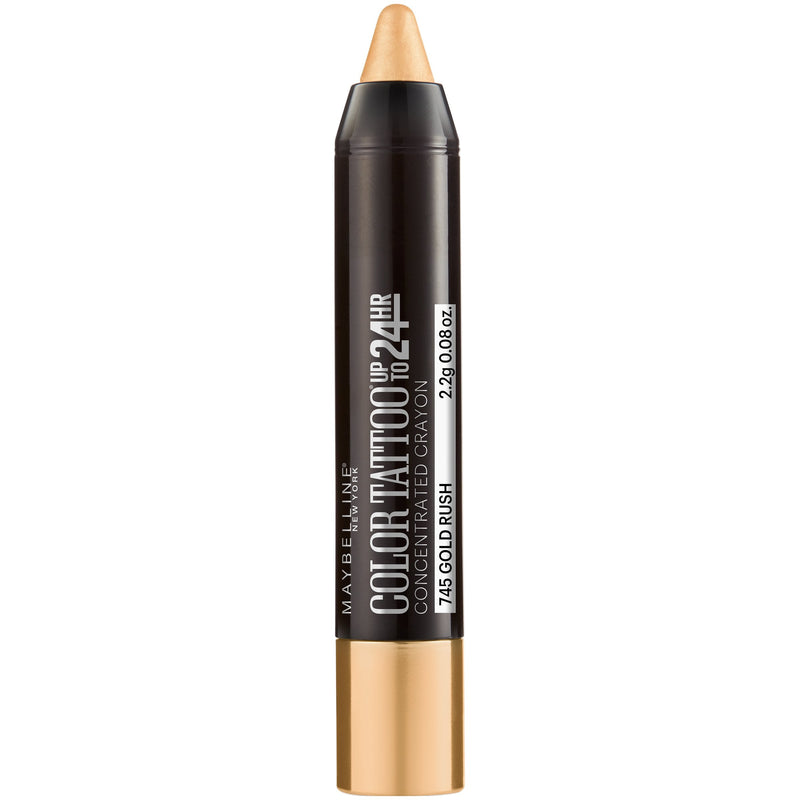 Maybelline New York Eyestudio ColorTattoo Concentrated Crayon,745 Gold Rush, 0.08 oz. Maybelline New York