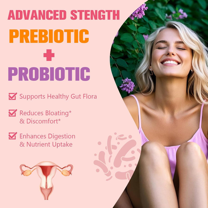 Complete Menopause Supplements for Women, 40-in-1 Hormone Balance for Women Night Sweats Relief*, Hot Flashes, w/Black Cohosh, Probiotics, DIM, Vitex, Dong Quai, Red Clover, 120 Capsules Infinity Warehouse