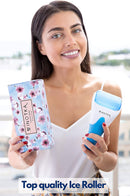 Ice Roller for Face and Eye Puffiness Relief, Cold Roller for Migraine Relief, Facial Ice Roller for Face and Body, Lymphatic Drainage Tool INOTKA Store