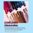 Beetles 20 Pcs Gel Nail Polish Kit - Manhattan Collection Soak Off Nail Gel Polish Set Nude Glitter Burgundy Red Purple Champagne Gold Starter Kit with Glossy & Matte Top Base Coat Christmas Gifts Set beetles Gel Polish