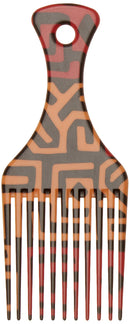 AFROPICK Anti-Static Plastic Hair Pick for Long, Thick, Curly, & Afro Hair (Tribe) Afropick