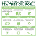 Desert Essence Tea Tree Oil - 0.5 Fl Ounce - Antiseptic - Deep Cleanse Pores - Suitable For All Skin Types - Therapeutic Grade Skincare - Household Cleansing - Acne - No Parabens Desert Essence