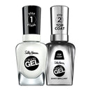Sally Hansen Miracle Gel Nail Polish, Shade Get Mod with Shiny Top Coat Duo Pack, At Home Gel Nail Polish, Gel Nail Polish, Gel Nail Kit, At Home Gel Nail Kit, Gel Top Coat, No UV Lamp Needed Sally Hansen