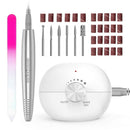 MelodySusie Portable 28000 RPM Electric Nail Drill with Bits, 56 Sanding Bands, Compact Nail Drill Machine for Acrylic Nails Professional Shaping, Gel Nails Manicure Pedicure Polishing, Upgrade MelodySusie