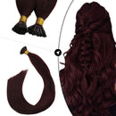 Ugeat 24 Inch Remy Human Hair I Tip Hair Extensions