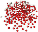 LolliBeads Resin Crystal Round Nail Art Mixed Flat Backs Acrylic Rhinestones Gems, Size 5 mm, Color Siam Red (1000Pcs) LolliBeads Store