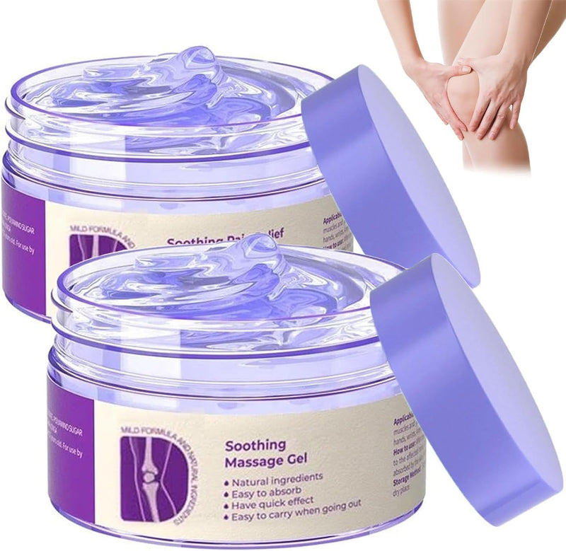 2 PCS Joint Gel Purple Gel，Soothing Massage Cream，Joint Activities Throughout The Body，Soothes for Knees, Hands, Lumbar, Neck and Shoulders Infinity Warehouse