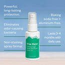 Ursa Major Sublime Sage Natural Spray Deodorant | Aluminum-free, Vegan, Cruelty-free, Non-Staining | 1.79 ounces Ursa Major