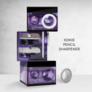 Kokie Makeup Pencil Sharpener for Lip, Eyebrow, and Eyeliner Pencil, Made in German Stainless Steel Blade, Size-Adjusting Adapter, Cleaning Stick Kokie