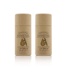 Farmstead Apothecary 100% Natural Lip Balm with Organic Beeswax, Organic Shea Butter & Organic Coconut Oil, Pear & Almond 0.2oz (Pack of 2) Farmstead Apothecary