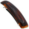 Camila Paris CP3018 French Hair Barrette Clip for Girls, Tortoise Shell, Rubberized Metal Clasp Strong Hold Grip Hair Clips for Women, No Slip Durable Styling Girls Hair Accessories, Made in France Camila