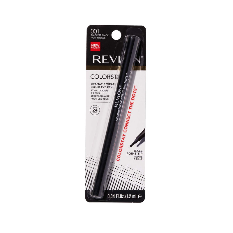 Revlon ColorStay Liquid Eye Pen, Ball Point, Blackest Black - Packaging May Vary REVLON