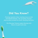 Platypus Orthodontic Flossers- Dental Floss Picks for Braces, Fits Under Arch Wire, Will Not Damage Braces, Increase Flossing Compliance, Floss Teeth in Less Than Two Minutes - 40 Count (Pack of 3) Platypus Store