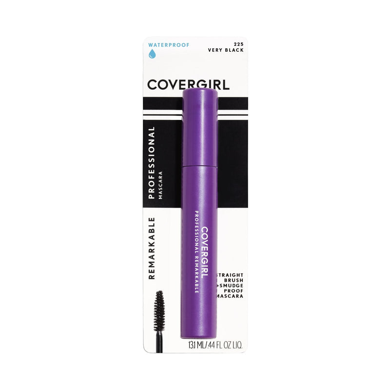 COVERGIRL Professional & Remarkable Mascara Black Brown, Long Lasting, 0.3 Fl Oz, Smudge-Proof Mascara, Voluminous Mascara, Lengthening Mascara, Resists Swipes and Smears, Darkens and Defines All Day COVERGIRL