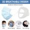 3D Mask Bracket - BeiYoYo Protect Lipstick Lips - Internal Support Holder Frame Nose Breathing smoothly - DIY Face Mask Accessories(Small-Kids) Beiyoyo